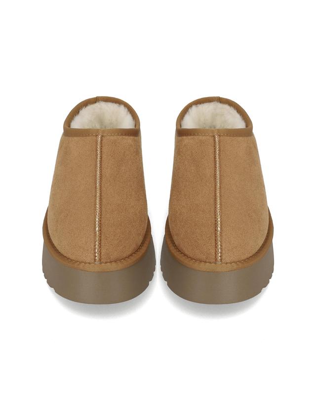 엘칸토 엘칸토 마쯔 여성 캐주얼 퍼 플랫폼 뮬 4.5cm LCWC66M54V 착용컷
