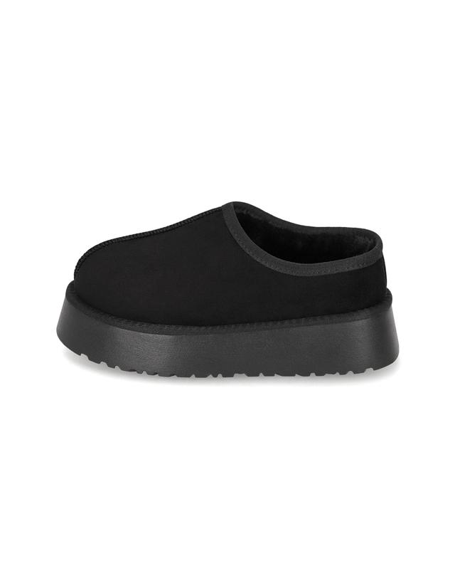 엘칸토 엘칸토 마쯔 여성 캐주얼 퍼 플랫폼 뮬 4.5cm LCWC66M54V 착용컷