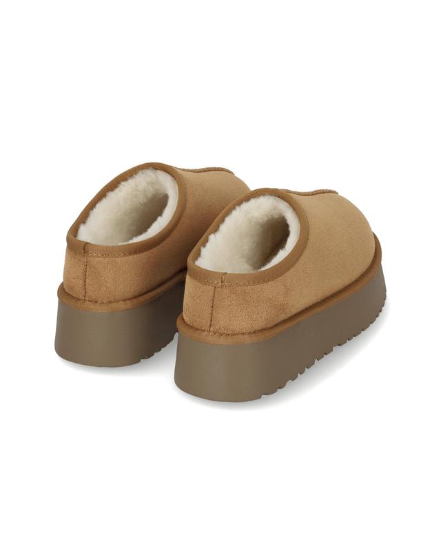 엘칸토 엘칸토 마쯔 여성 캐주얼 퍼 플랫폼 뮬 4.5cm LCWC66M54V 착용컷