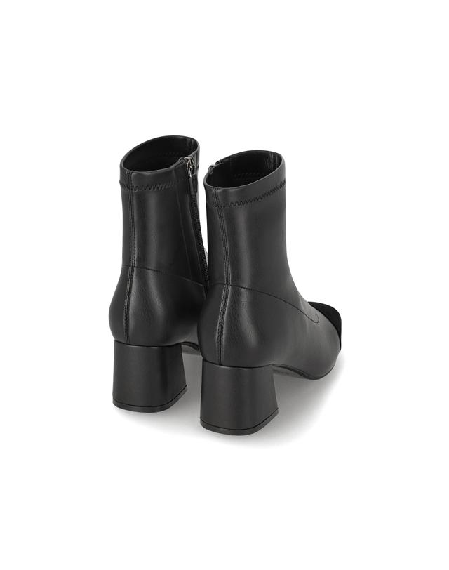 엘칸토 엘칸토 인텐스 여성 토캡 콤비 스판 앵클 부츠 6cm LCWA90I54V 착용컷