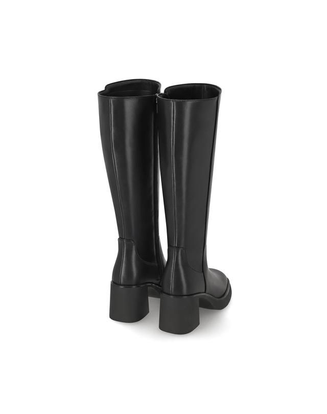 엘칸토 엘칸토 마쯔 여성 워커 몰드 롱부츠 7cm LCWL88M54V 착용컷