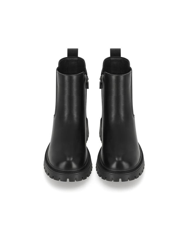 엘칸토 엘칸토 마쯔 여성 와이드 첼시 부츠 4.5cm LCWA18M54V 착용컷