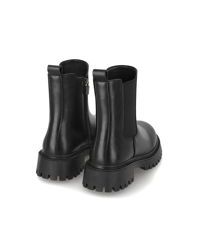 엘칸토 엘칸토 마쯔 여성 와이드 첼시 부츠 4.5cm LCWA18M54V 착용컷
