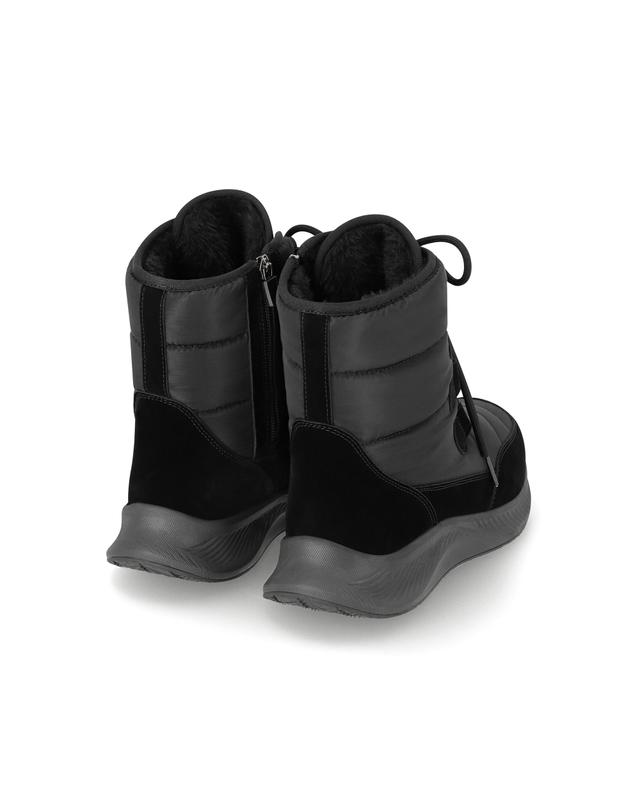 엘칸토 엘칸토 마쯔 여성 패딩형 캐주얼 방한 부츠 4cm LCWA19M54V 착용컷