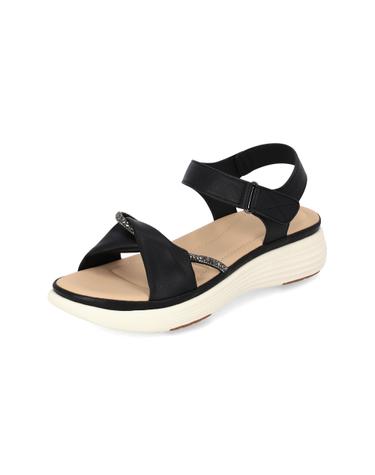 엘칸토 마쯔 여성 스톤 스트랩 컴포트 샌들 3.5cm LCWW07M626