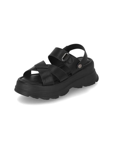 엘칸토 마쯔 여성 크로스 스트랩 투 웨이 플랫폼 샌들 6cm LCWW14M626