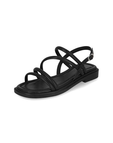 엘칸토 마쯔 여성 볼륨 스트랩 플랫 샌들 2cm LCWW58M626