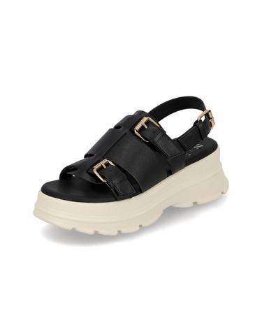 엘칸토 마쯔 여성 더블 버클 스트랩 플랫폼 샌들 6cm LCWW34M626