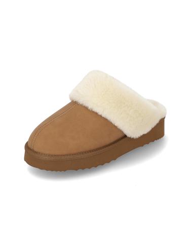 엘칸토 마쯔 여성 퍼 클로그 슬리퍼 3cm LCWC01M64V