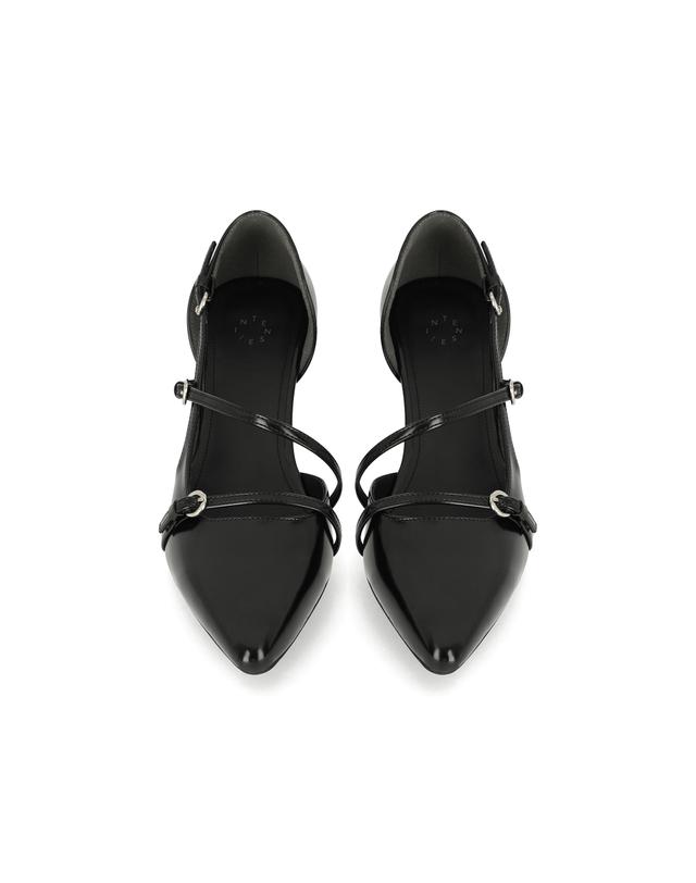 엘칸토 엘칸토 인텐스 여성 사이드 오픈 스트랩 펌프스 7cm LCWD70I613 착용컷