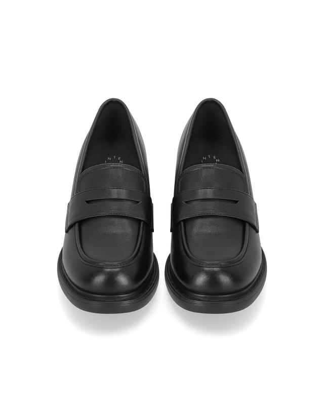 엘칸토 엘칸토 인텐스 여성 클래식 블록힐 페니로퍼 5.5cm LCWD51I613 착용컷