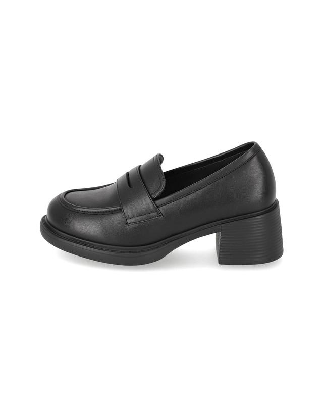 엘칸토 엘칸토 인텐스 여성 클래식 블록힐 페니로퍼 5.5cm LCWD51I613 착용컷
