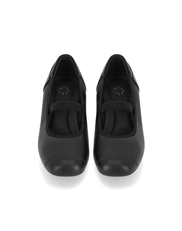 엘칸토 엘칸토 인텐스 여성 엘라스틱 밴드 웨지 힐 5cm LCWD99I613 착용컷