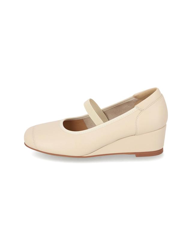 엘칸토 엘칸토 인텐스 여성 엘라스틱 밴드 웨지 힐 5cm LCWD99I613 착용컷