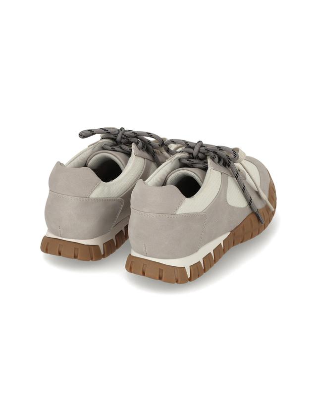 엘칸토 엘칸토 마쯔 여성 콤비 슈레이스 스니커즈 2.5cm LCWS02M613 착용컷