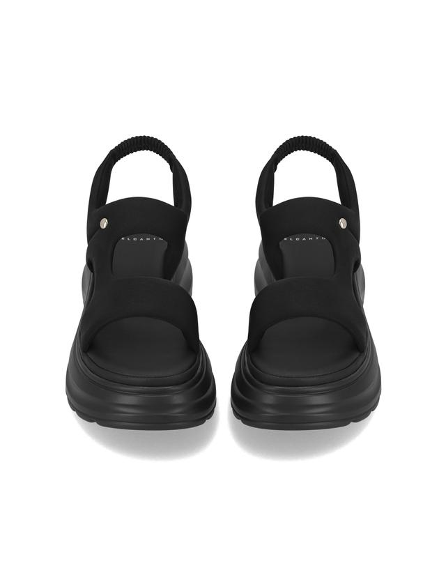 엘칸토 엘칸토 마쯔 여성 쿠션 패딩 플랫폼 샌들 6cm LCWW48M626 착용컷