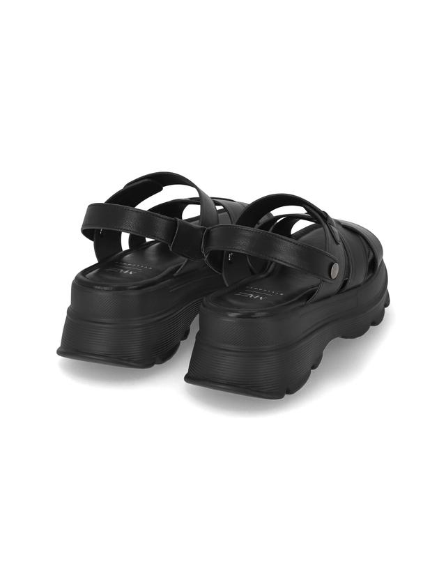 엘칸토 엘칸토 마쯔 여성 크로스 스트랩 투 웨이 플랫폼 샌들 6cm LCWW14M626 착용컷