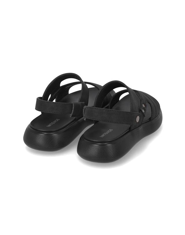 엘칸토 엘칸토 인텐스 남성 미니도트 포인트 투웨이 샌들 3cm LCMW60I626 착용컷
