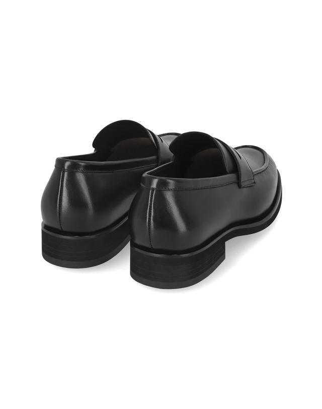 엘칸토 엘칸토 인텐스 남성 소가죽 베이직 페니 로퍼 3cm LCMD99I639 착용컷