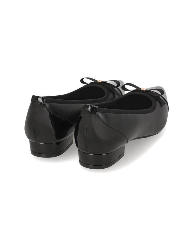 엘칸토 엘칸토 인텐스 여성 피치 리본 플랫 펌프스 2cm LCWD26I639 착용컷