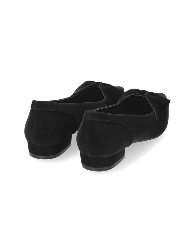 엘칸토 엘칸토 인텐스 여성 셔링 리본 플랫 펌프스 2cm LCWD41I639 착용컷