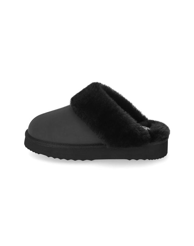 엘칸토 엘칸토 마쯔 여성 퍼 클로그 슬리퍼 3cm LCWC01M64V 착용컷