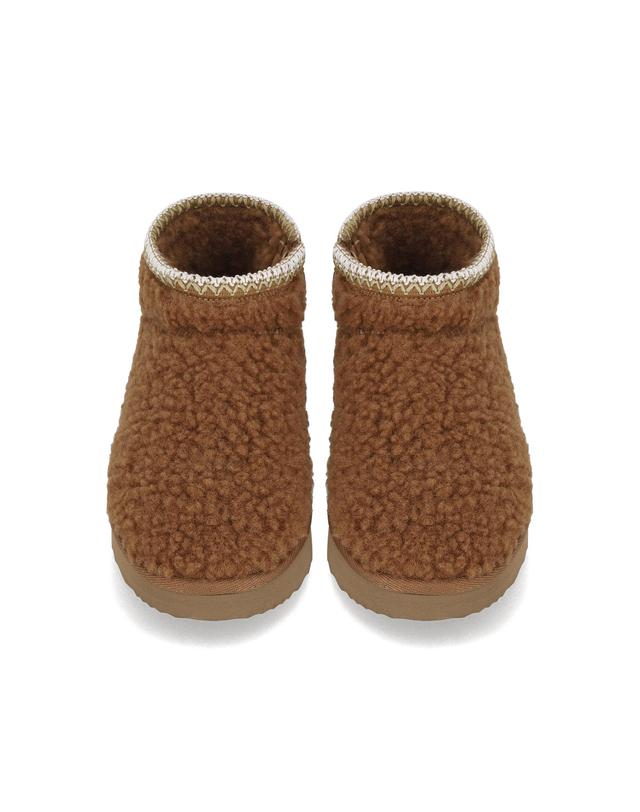 엘칸토 엘칸토 마쯔 여성 시어링 숏 앵클부츠 3cm LCWA02M64V 착용컷