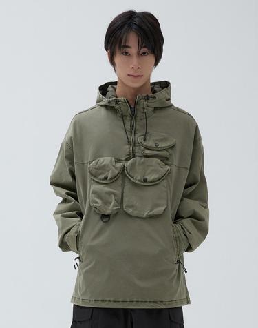 가먼트다잉 테라 아노락 Khaki