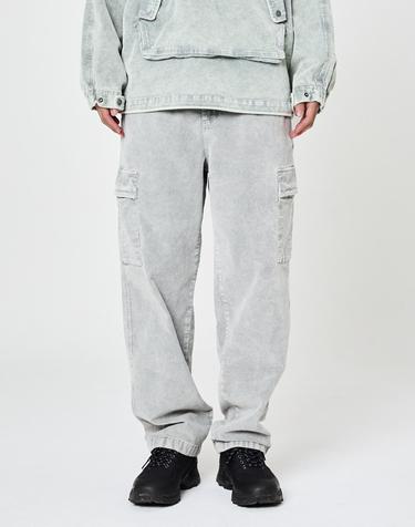 가먼트다잉 코듀로이 카고팬츠 Light Gray