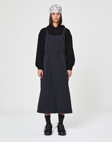 W 코지 패딩 원피스 Black