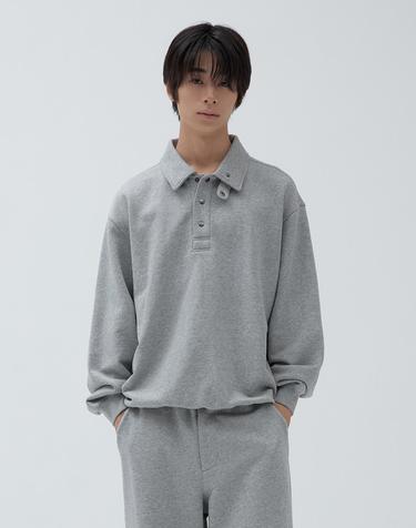 워케이션 스웻 맨투맨 Melange Gray