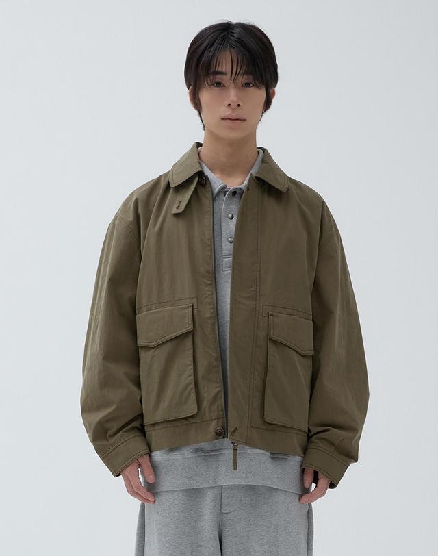 나우 어센틱 워크 자켓 Khaki 착용컷