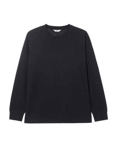 소로나 와플 라글란 티셔츠 Black