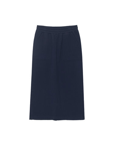 W 워케이션 스웻 스커트 Navy