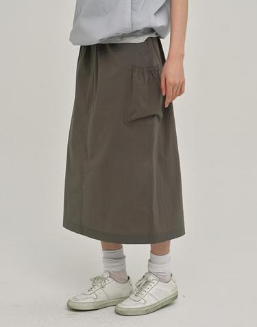 W 액트에어 스커트 M Khaki