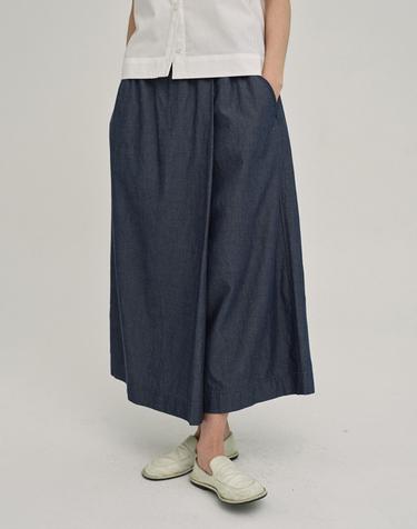 W 모달 데님 스커트 팬츠 Denim