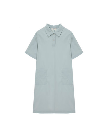 W 네오쿨 미디 원피스 Grayish Green