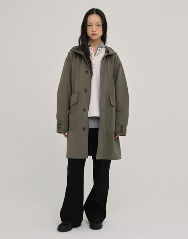 에어쉴드 후드 코트 M Khaki
