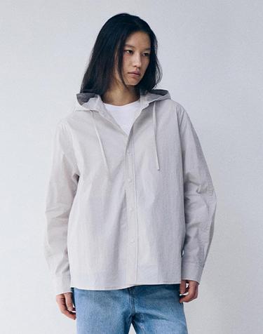 에어로쉘 후드 셔츠 Light Gray