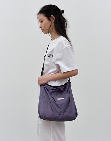 패커블 숄더 백 M Purple