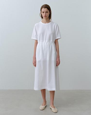 W 시어서커 원피스 White