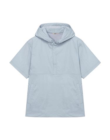 에어로쉘 반팔 후드 아노락 Light Blue