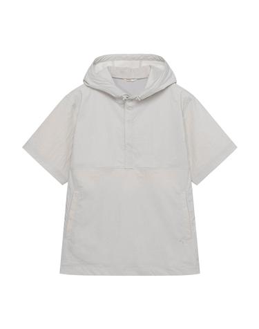 에어로쉘 반팔 후드 아노락 Light Gray