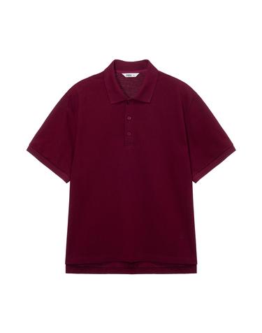 팔레트 피케 셔츠 Burgundy