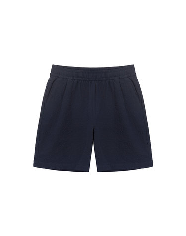 KIDS 페블 시어서커 하프 팬츠 Navy
