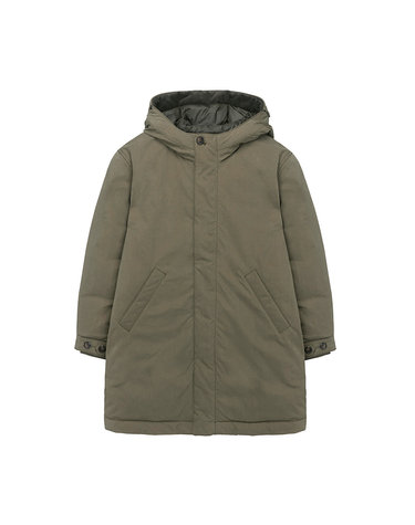 나우 KIDS 어센틱 야상 다운 코트 Khaki