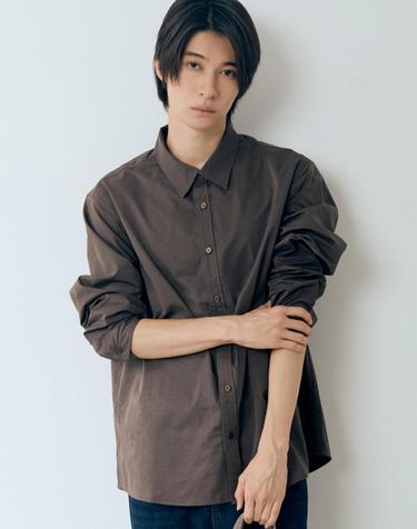 릴렉스드 셔츠 Dark Brown