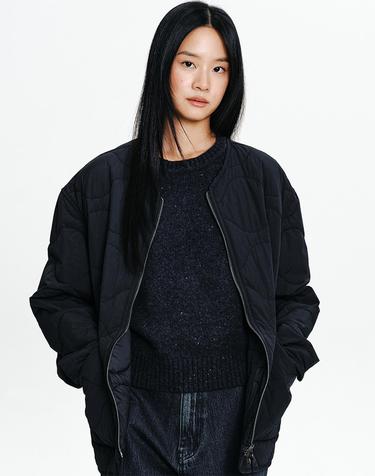 코지 경량 패딩 자켓 Black