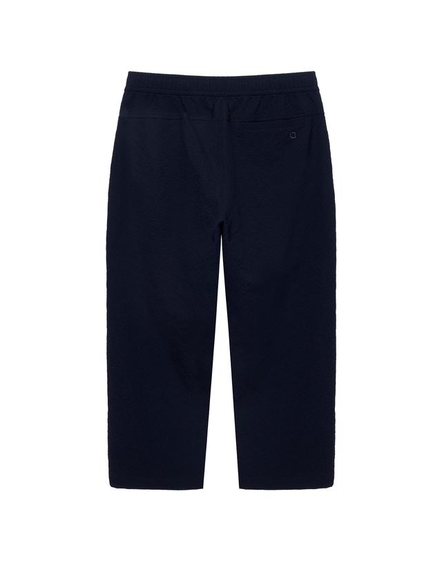 나우 페블 시어서커 8부 팬츠 Navy 착용컷