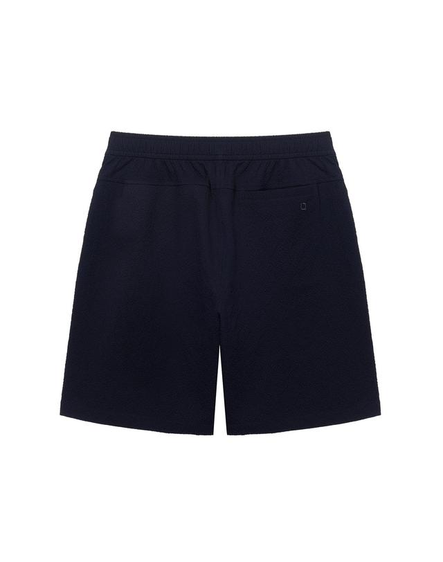 나우 페블 시어서커 하프 팬츠 Navy 착용컷